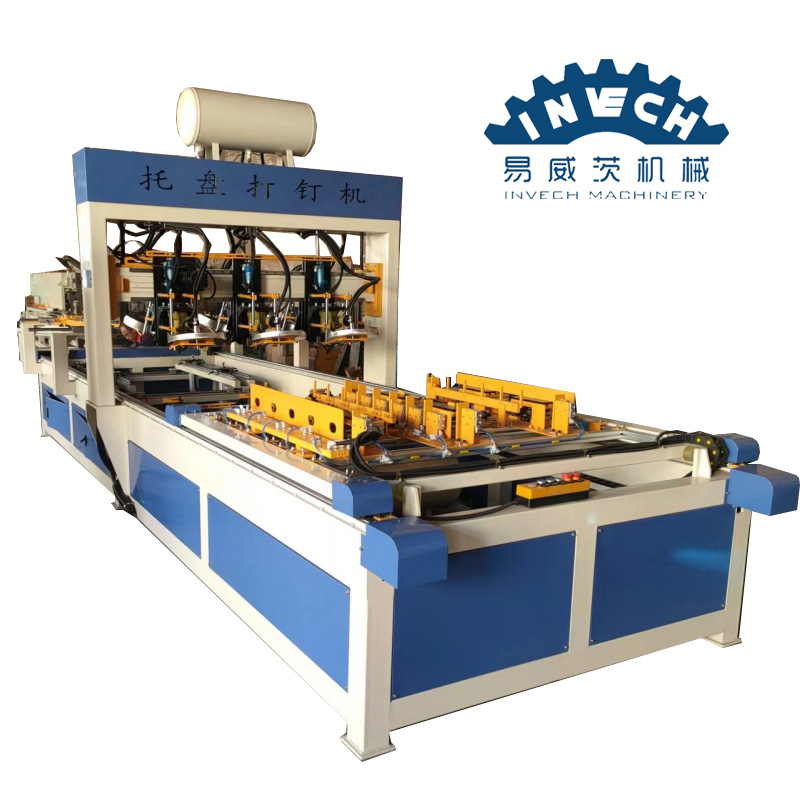 Automatic Wood Pallet Machine for Stringer and Euro Pallets